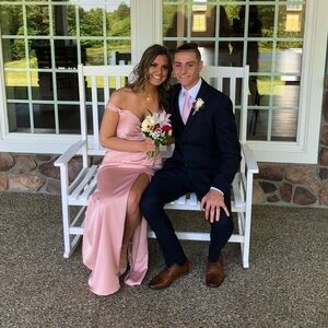 Off-the-shoulder Prom Dress